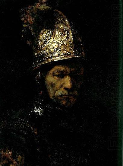 REMBRANDT Harmenszoon van Rijn Man in a Golden helmet, Berlin china oil painting image